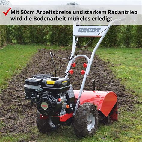 HECHT Benzin Gartenfräse Motorhacke 4 3 kW Werkking de