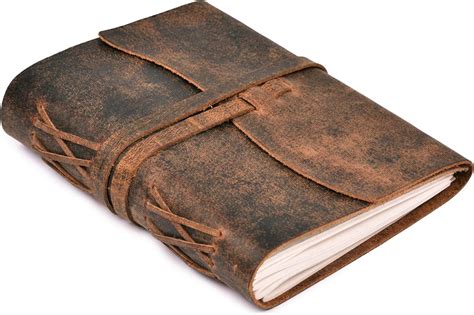 Amazon Leather Village Vintage Leather Journal X Brown