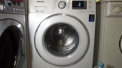 Samsung Ecobubble Wf80f5u4w Spin Only Cycle Fail Youtube