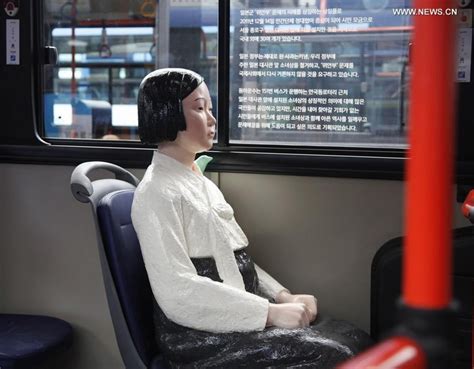 Statues Of Wartime Sex Slaves Installed In Seoul Buses CGTN