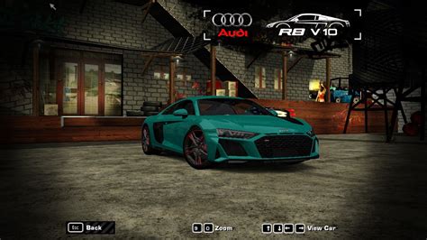 Need For Speed Most Wanted Car Showroom Rv S Audi R Green