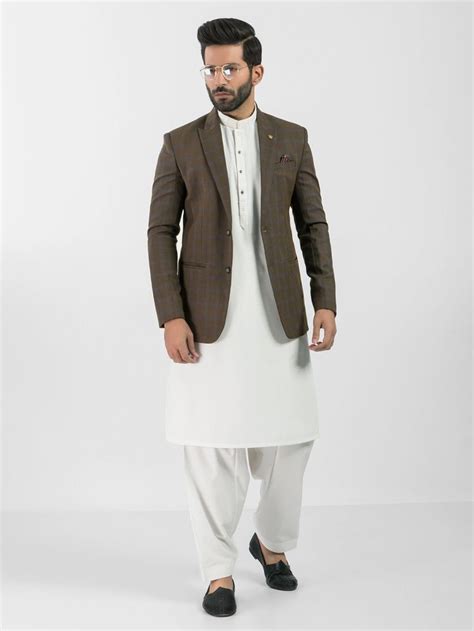 Pathani Suit For Men With Jacket