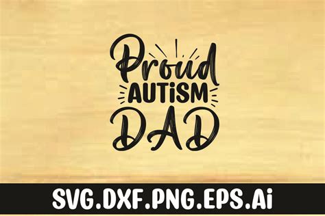 Proud Autism Dad Graphic By Teebusiness41 · Creative Fabrica