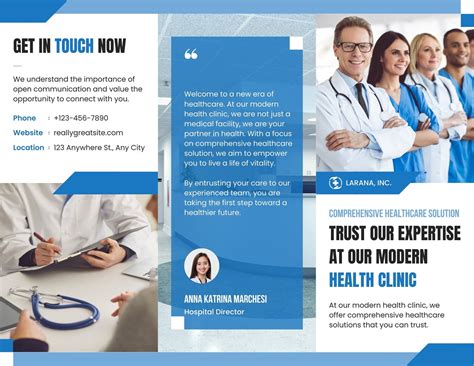 Health Pamphlet Template