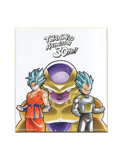 Shikishi Irocolle Dragon Ball ~anime 30th Anniversary~ Goku And Vegeta