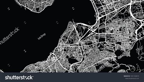 Urban Vector City Map Of Izmir Turkey Royalty Free Stock Vector