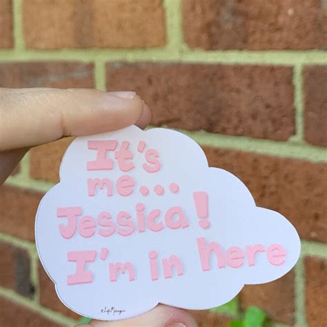Its Me Jessica The Hot Chick Movie Quote Sticker Etsy