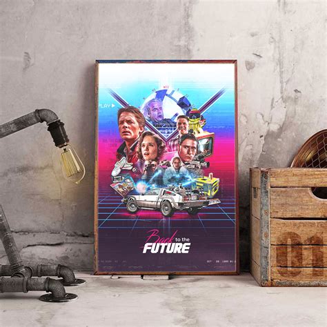 movie poster, film poster, back to the future poster, wall a - Inspire Uplift