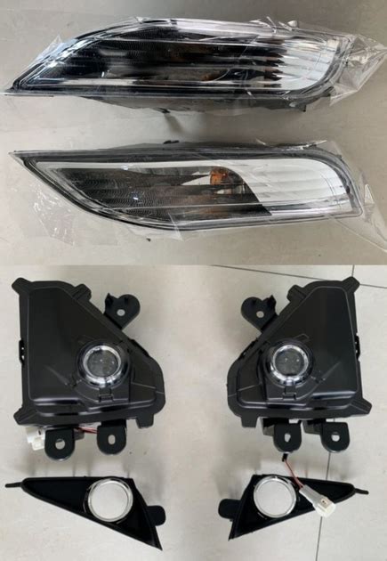 Led туманные фары + заглушки + указатели поворота Lexus GX 460 2014 ...