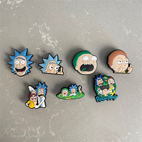 Rick And Morty Jibbitz For Crocs Etsy