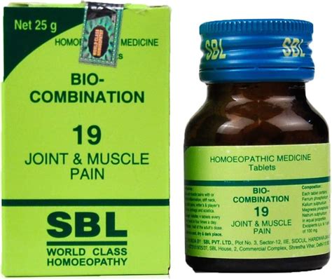 Amazon SBL Homeopathy Bio Combination Joint And Muscle Pain Pack