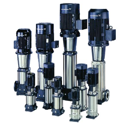 ปั๊มน้ำ Grundfos รุ่น Cr Vertical Multistage Centrifugal Pumps