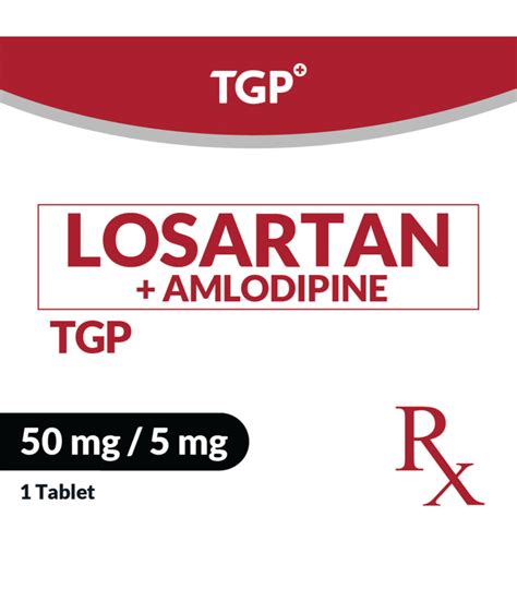 Rx Tgp Losartan Potassium Amlodipine Mg Mg Fctablet