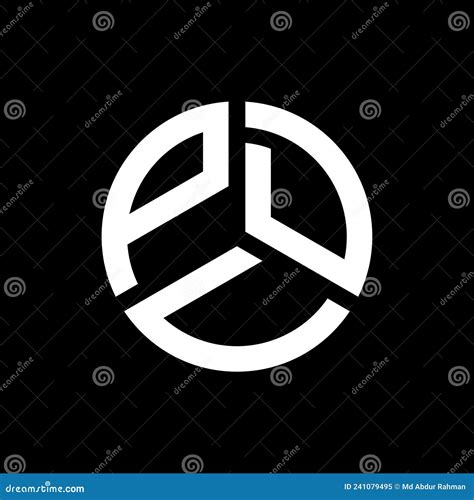 Pdv Letter Logo Design On Black Background Pdv Creative Initials