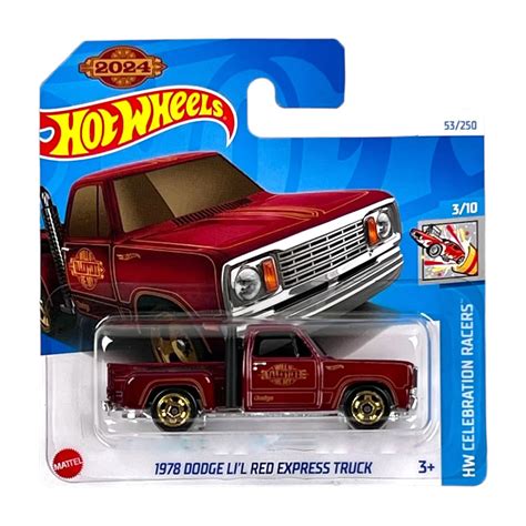 1978 Dodge LI L Red Express Truck Red Hot Wheels 2024 53 250 1 64 Short