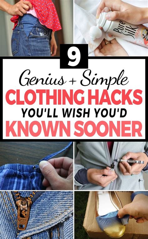 9 Clothing Hacks Diy Tips And Tricks Brilliant Clothing Clothing