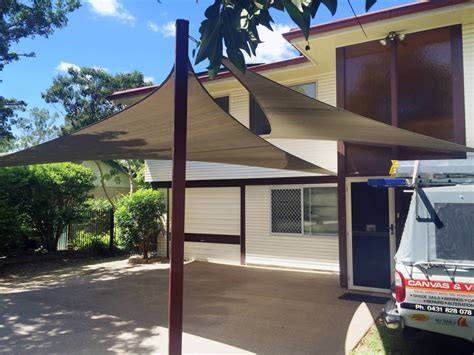 Medium Double Carport Shade Sail Photo : Creative Shade Solutions North ...