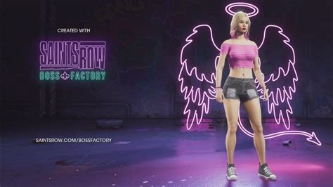 Saints Row Boss Factory Female Character Youtube