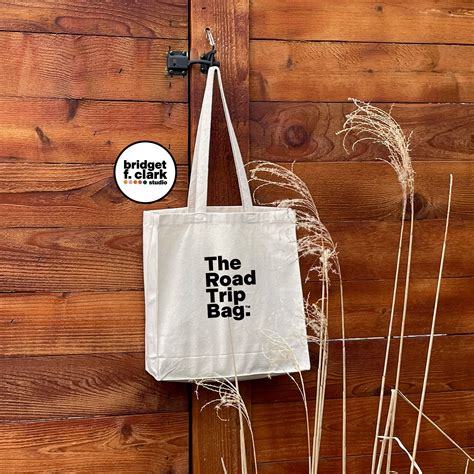 The Road Trip Bag, Day Trip Bag, Canvas Tote, Family Gift Ideas ...