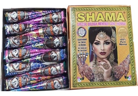 Shama Henna Special Dulhan Mehendi Cone For Parlour Packaging Type