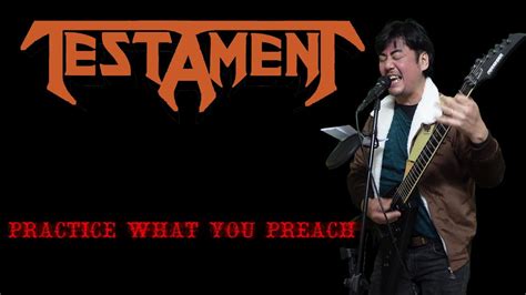 Testament Practice What You Preach Cover YouTube