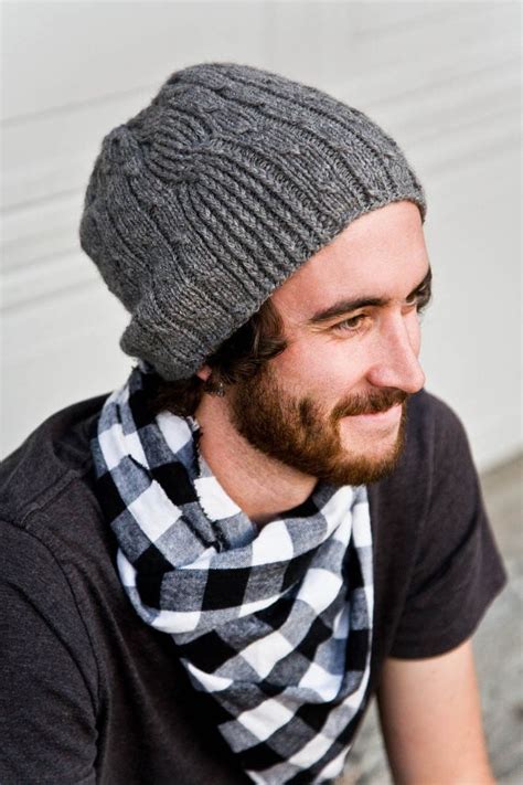 Mens Knit Hat Pattern A Knitting Blog