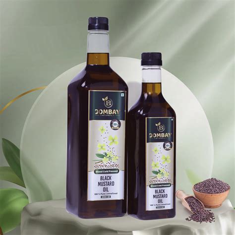 Bombay Naturals: Premium Organic Black Mustard Oil - Cold Pressed, Best ...