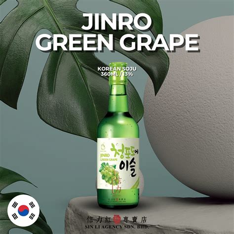 Jinro Green Grape Soju 360ml Sinliwines