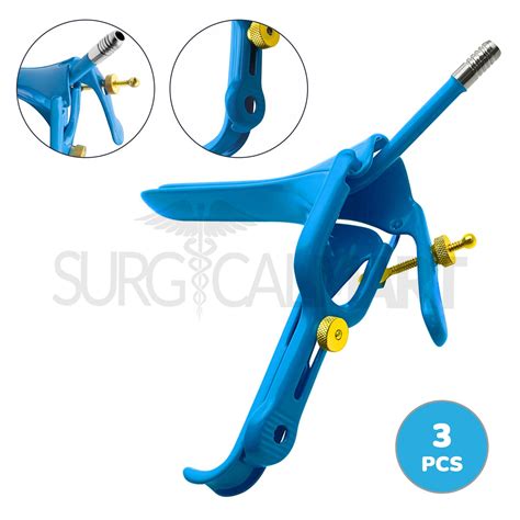 Pcs Blue Coated Lletz Leep Pederson Speculum Extra Large