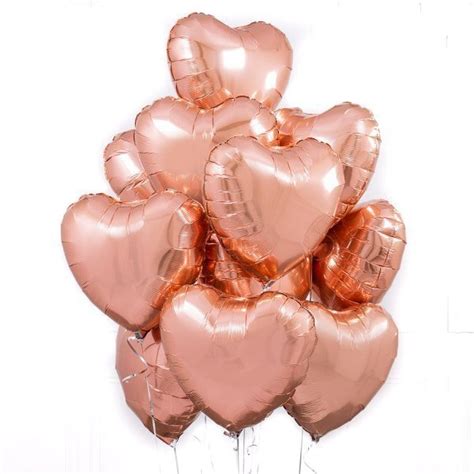 Foil Hearts Balloons Valentines Balloons Melbourne Delivery