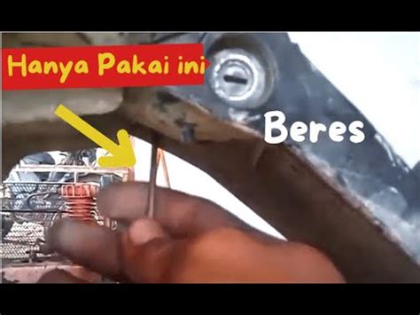 CARA BUKA JOK MOTOR YANG HILANG TANPA KUNCI MUDAH BUKA JOK BEAT NEW