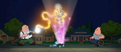 Ghostbusters featured on Family Guy as Peter Griffin catches a ghost ...