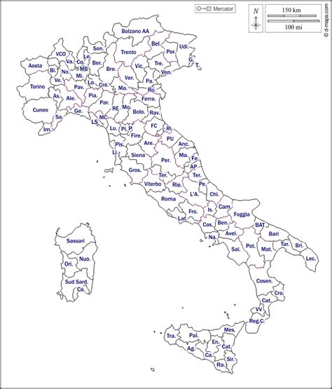 Italy Free Map Free Blank Map Free Outline Map Free Base Map Outline