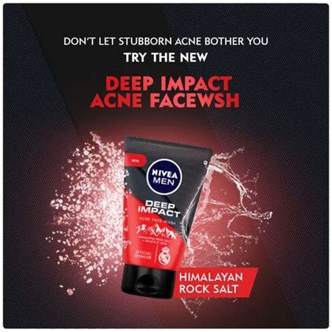 Nivea Men Deep Face Wash With Himalayan Rock Salt Gm