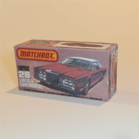 Recovertoy Matchbox Lesney Superfast 28 G Lincoln Continental Repro K