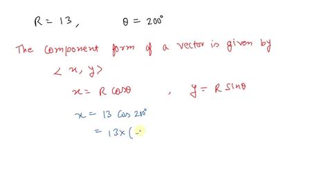 Determine The X And Y Components Ofa Vector With An A Solvedlib