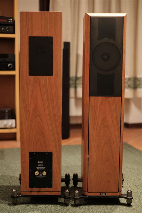 Thiel Audio Scs4t In Natural Oak Veneer Top Speakers