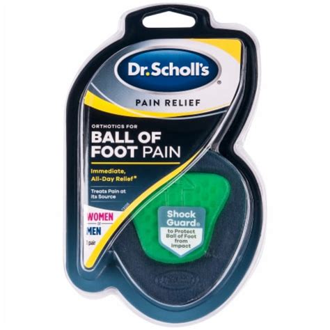 Dr Scholl S Pain Relief Ball Of Foot Pain Orthotics Ct Fred Meyer