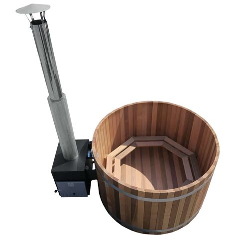 Badezuber Woody M Red Cedar mit Ofen für 5995 00 Hot Pott