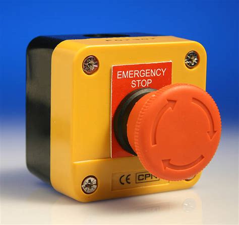 Emergency Stop Button Twist Release 1nc Ip55 Lewden Pb Ess