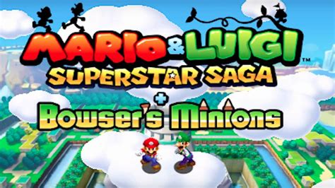 Title Mario Luigi Superstar Saga Bowser S Minions Ost Youtube