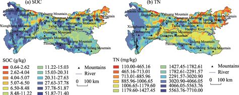 Distribution Patterns Of Soc Tn Content And Their Relationship With