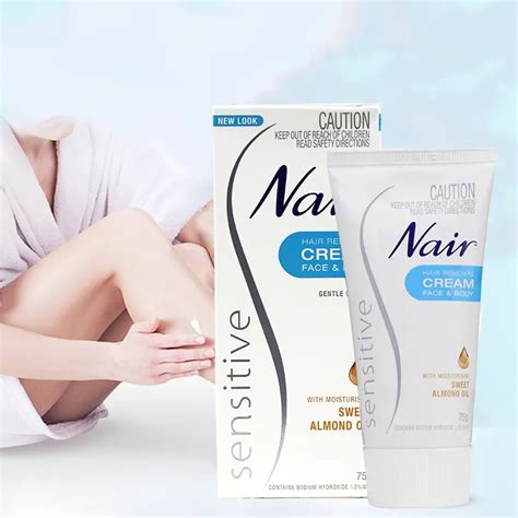 Australia Nair Sensitive Hair Removal Cream Gently And Quickly Remove Hair Around Sensitive Areas