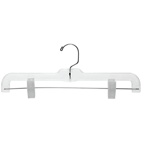 Clear Plastic Pant Hanger 14 Wplastic Clips