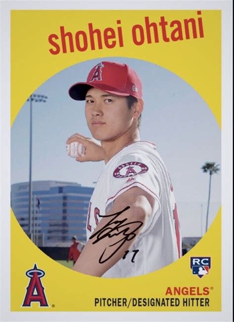 Topps Archives Rc Auto Rookie Signature Shohei Ohtani Digital Ebay