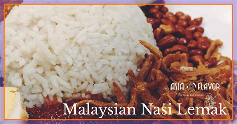 Malaysian Nasi Lemak Authentic Breakfast Recipe