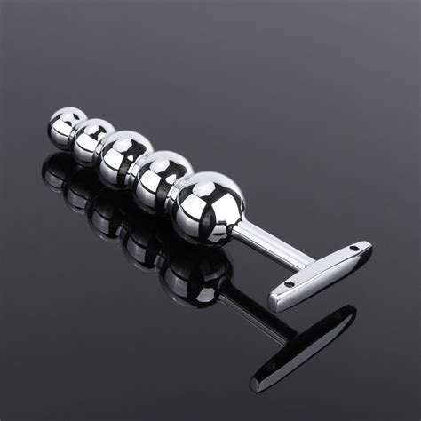 Metal Anal Plug Prostate Massage Stainless Steel Anus Beads Sex Toys For Men Women Gay Heavy
