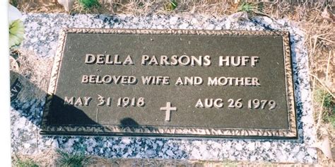 Della May Parsons Huff 1918 1979 Find A Grave Memorial