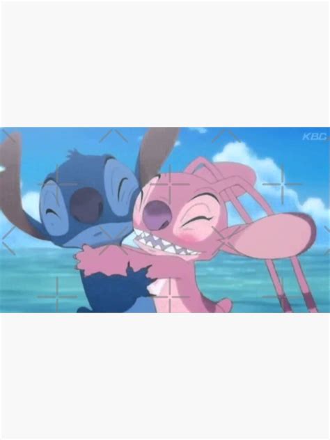 Stitch And Angel Sticker For Sale By Hart Redbubble