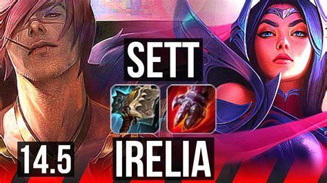 Sett Vs Irelia Top Solo Kills Legendary Rank Sett